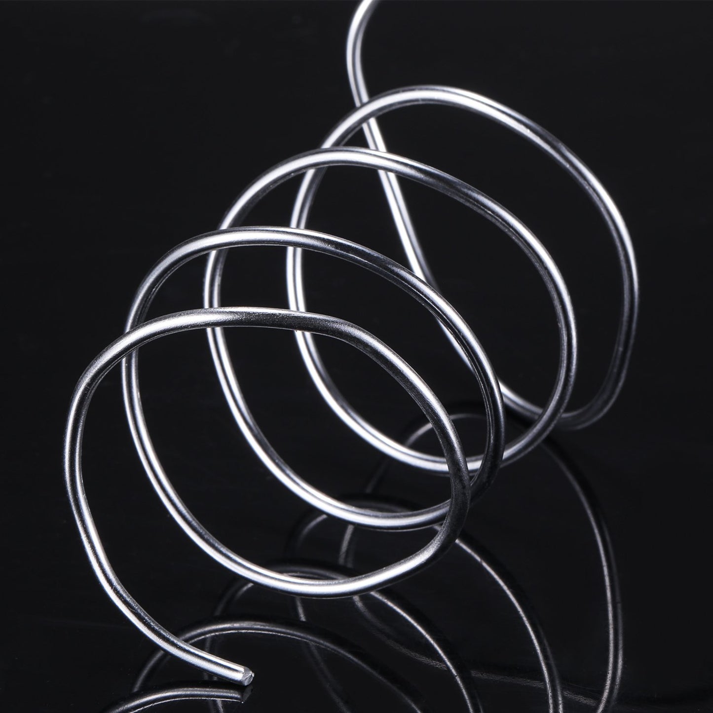 TecUnite Aluminum Craft Wire for Sculpting Armature Bendable Craft Wire for DIY Jewelry Making (1 Roll,Silver,10 M x 2 mm)