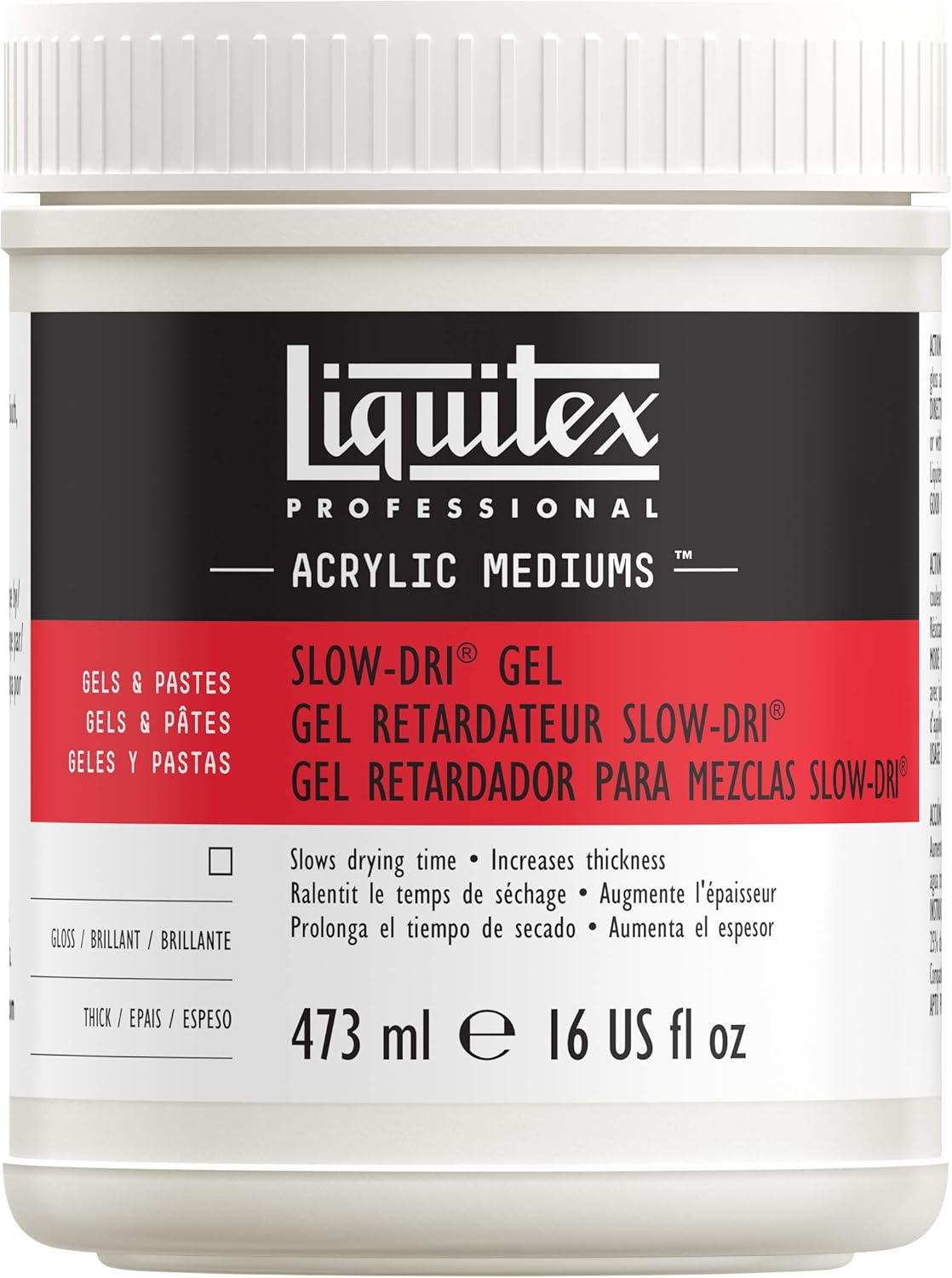 Liquitex Professional Slow-Dri Gel, 473ml (16-oz)