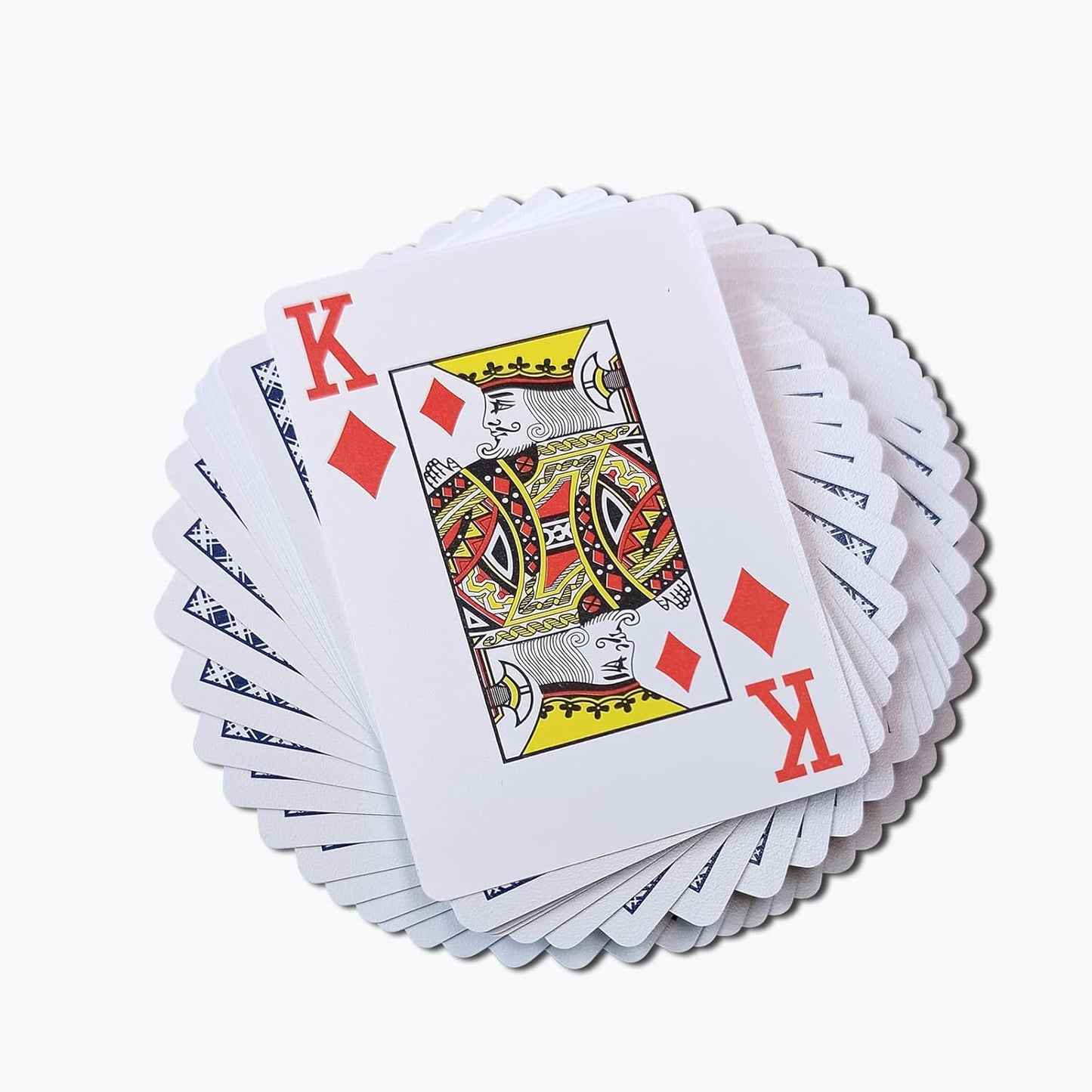 Plastic Playing Cards, Real Poker Size, Casino Quality, Jumbo Index, Waterproof & Washable, Perfect for Texas Hold’em Poker, 1 Blue Deck