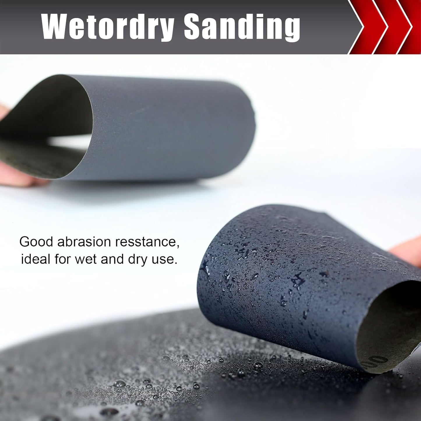 600 Grit Sandpaper, Wet Dry Sandpaper for Wood Metal Hand Sander Sand Paper Sandpaper Sheets Sandpaper Set Cut for Use 9"" x 11""/12 Sheets