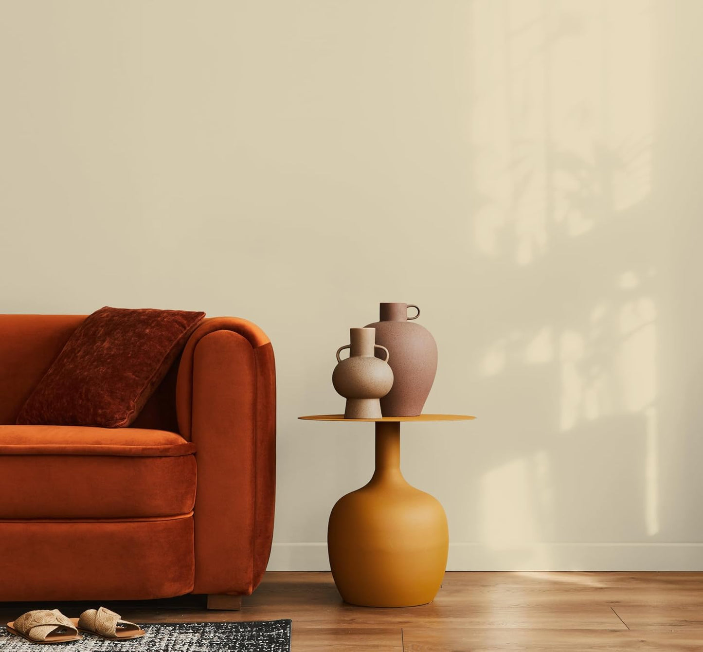 EVOLVE Paint & Primer: Environment-friendly, Low Sheen with One-coat Coverage for Interior & Exterior surfaces (Vanilla White, 1-Gallon)