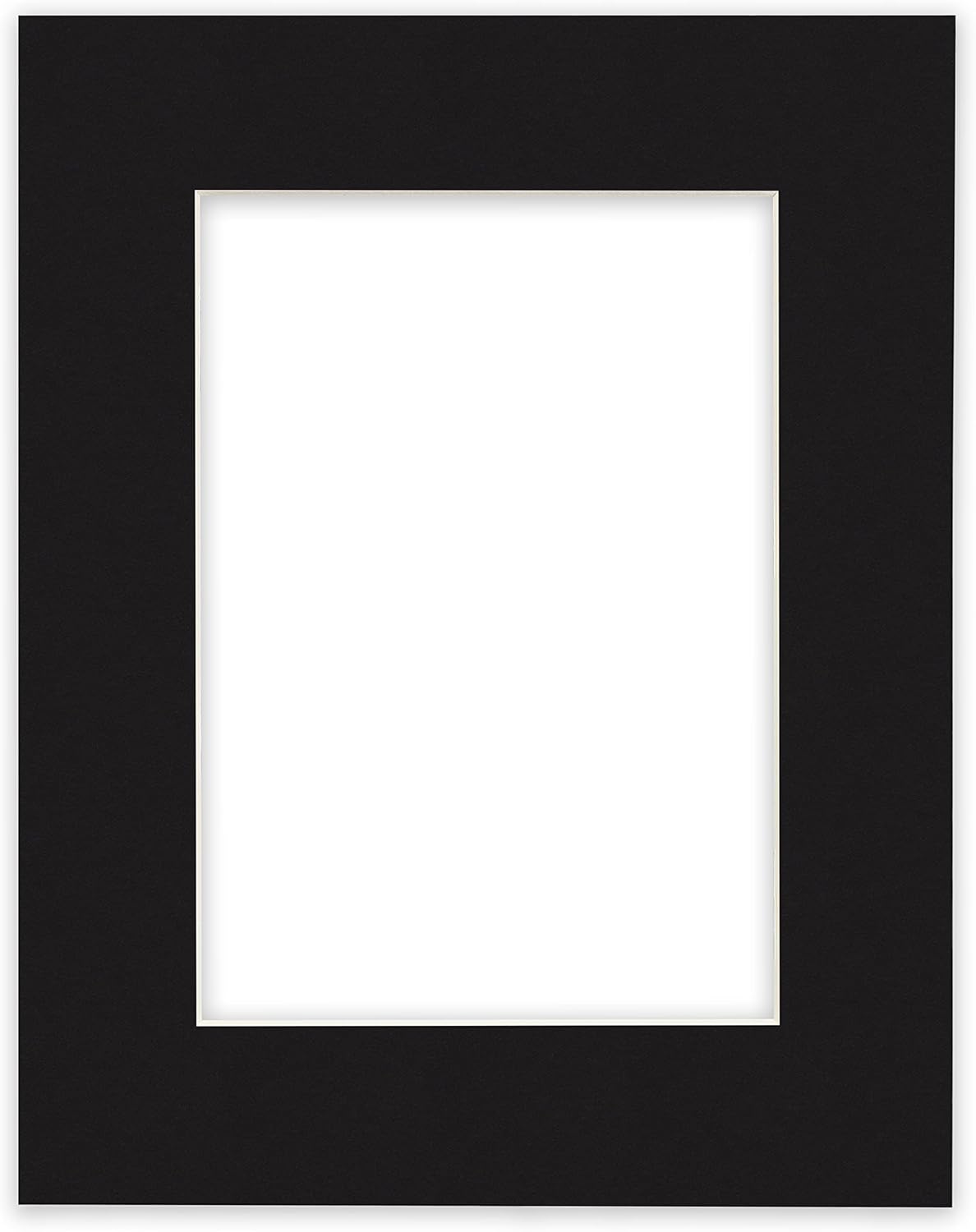 Craig Frames B221 Pre-Cut Mat Board for 10x13 Print, 14x18, Smooth Black