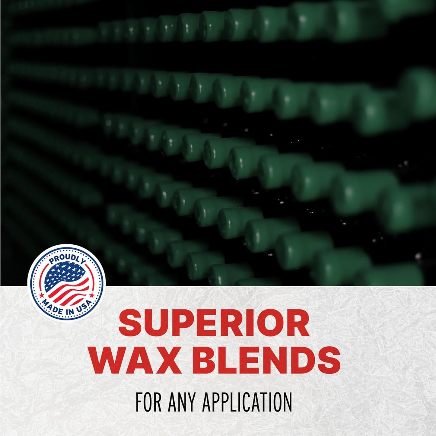 Blended Waxes, Inc. Bottle Sealing Wax, Pastille Wax Seal Beads For Wine, Beer, and Liquor Bottle Sealing, Seals Between 25-30 Bottles, 1 lb, Green