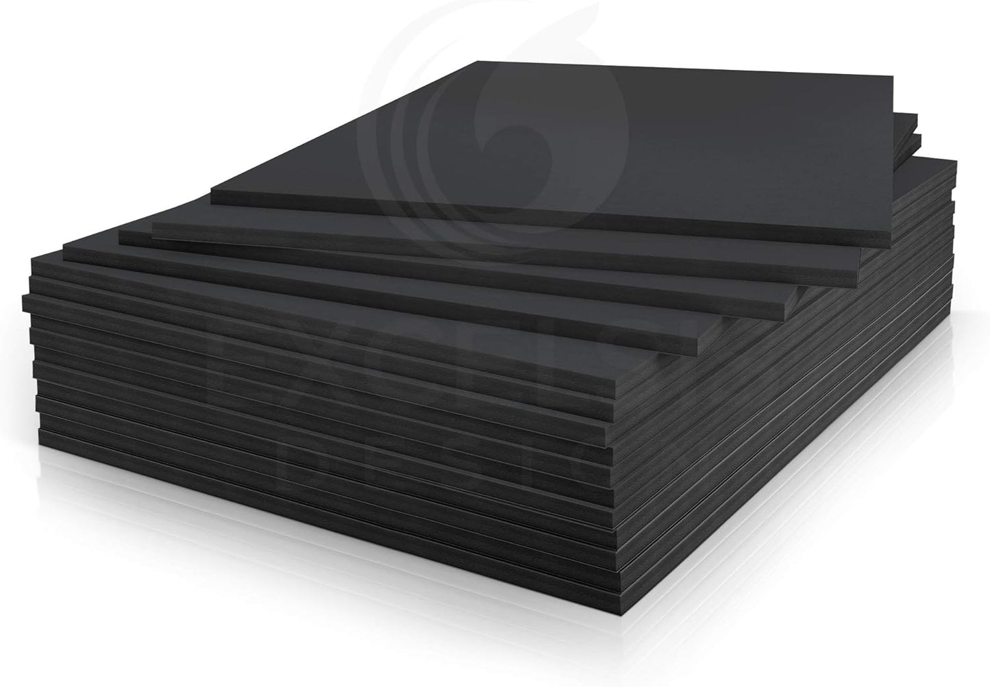 Black Foam Board 20 x 30 x 1/8" (3mm) Inch, 15 Pack Acid-Free Foam Core Poster Board Sheets for Art, Crafts, Presentation, Vision Board, Signboard, and Party Decorations