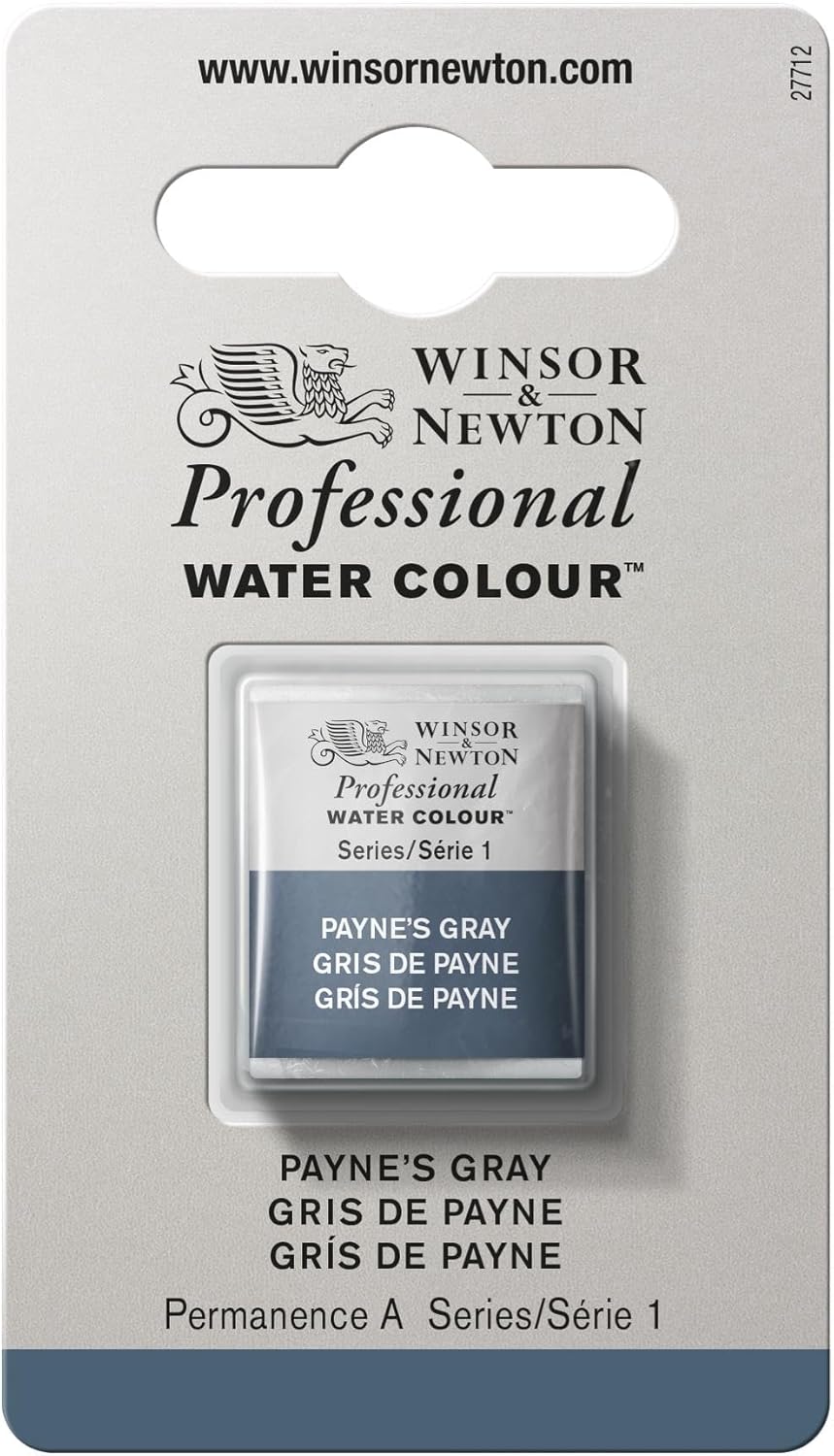 Winsor & Newton Professional Watercolor, Half Pan, Payne's Gray