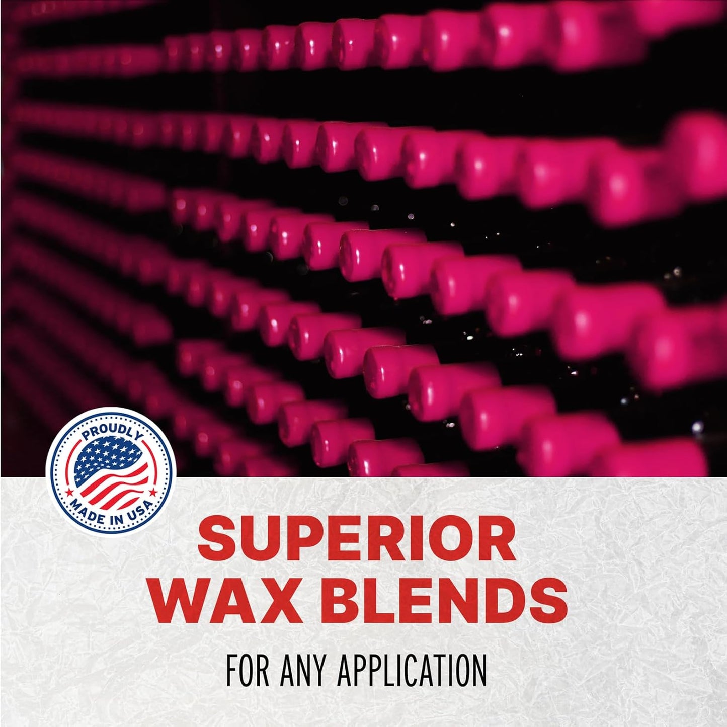 Blended Waxes, Inc. Bottle Sealing Wax, Pastille Wax Seal Beads For Wine, Beer, and Liquor Bottle Sealing, Seals Between 25-30 Bottles, 1 lb, Pink Flamingo