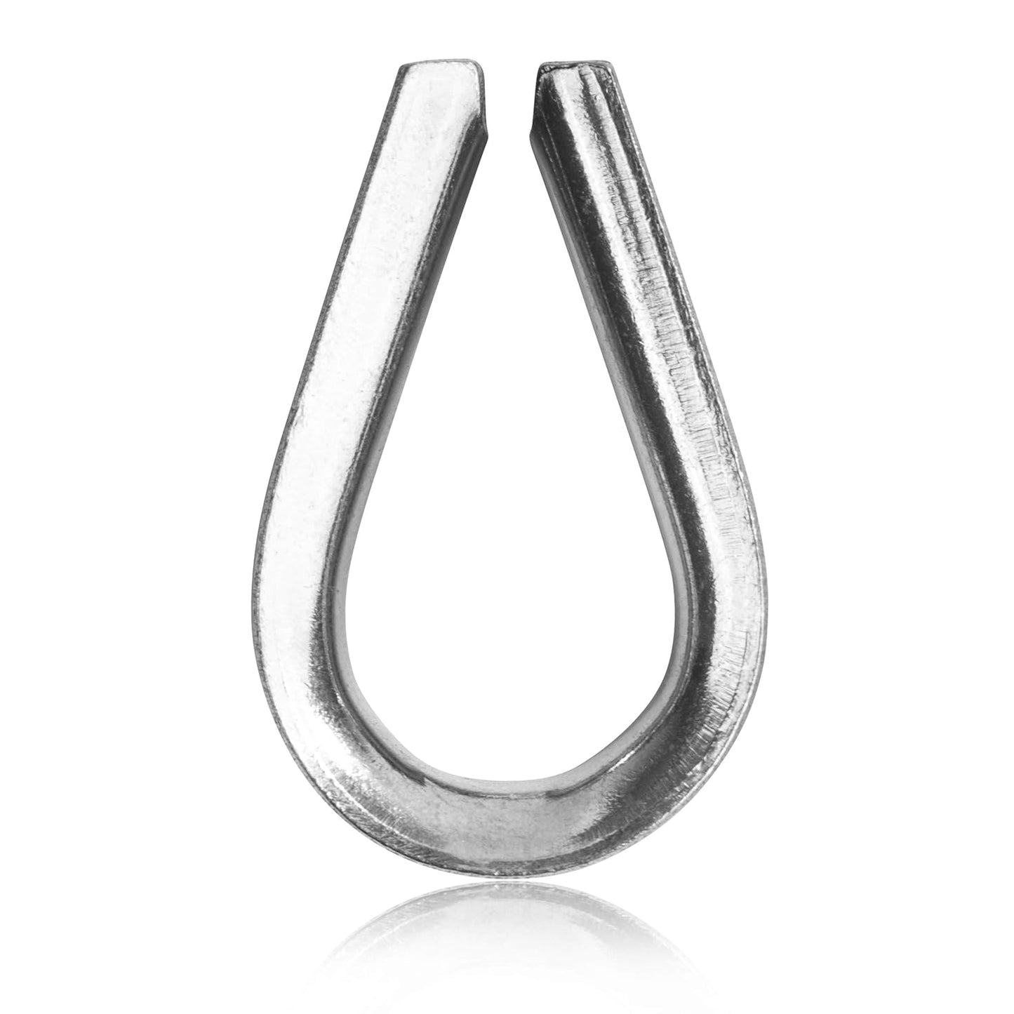 Heavy Duty Stainless Steel Thimbles for 1/2” Cables, T316 Marine Grade – Lot of 25