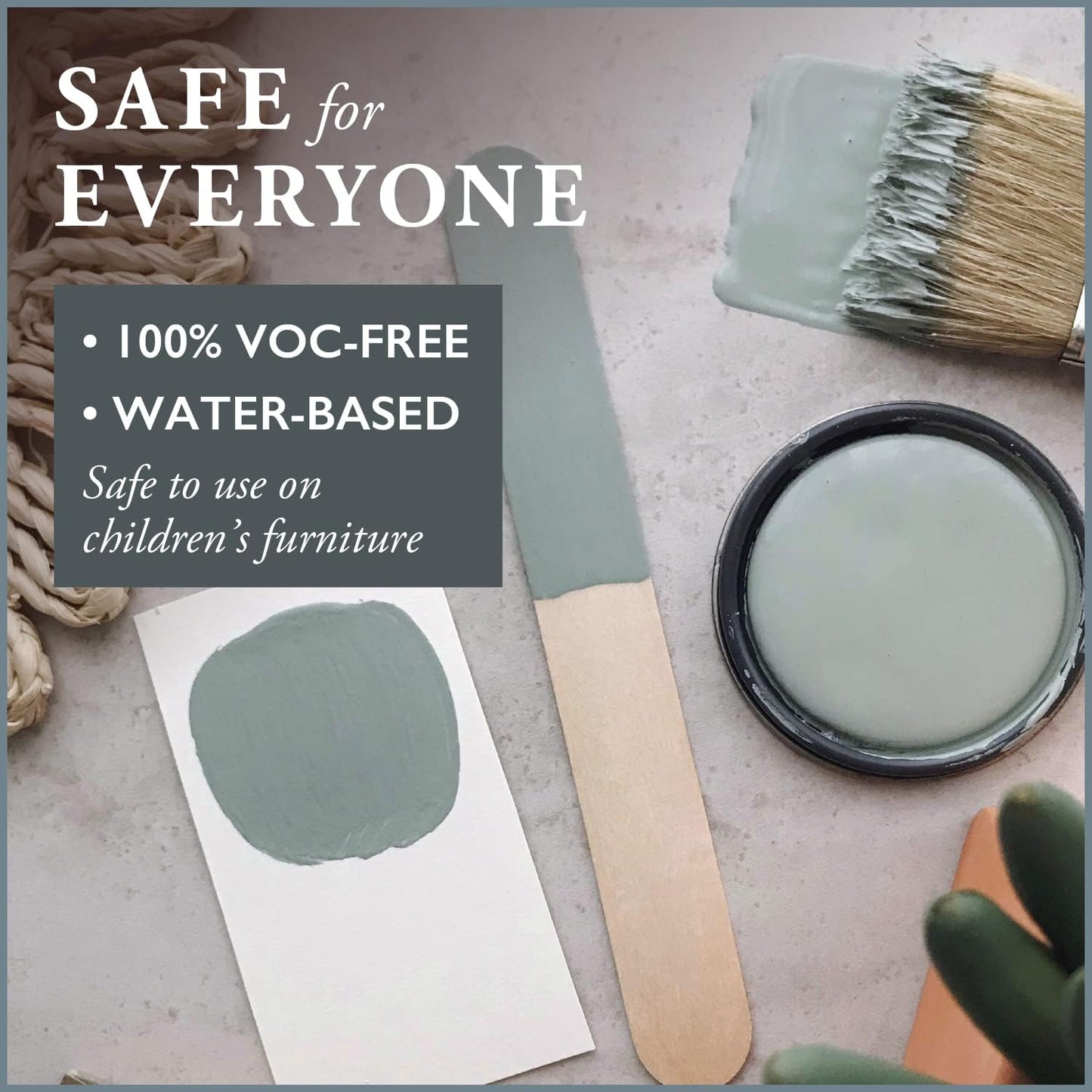 AMY HOWARD AT HOME Chalk-Based One Step Paint for Furniture, Cabinetry, Decor, Finish, and More | No Stripping, Sanding, or Priming | Medium Base | 16 Ounce | Cartouche Green