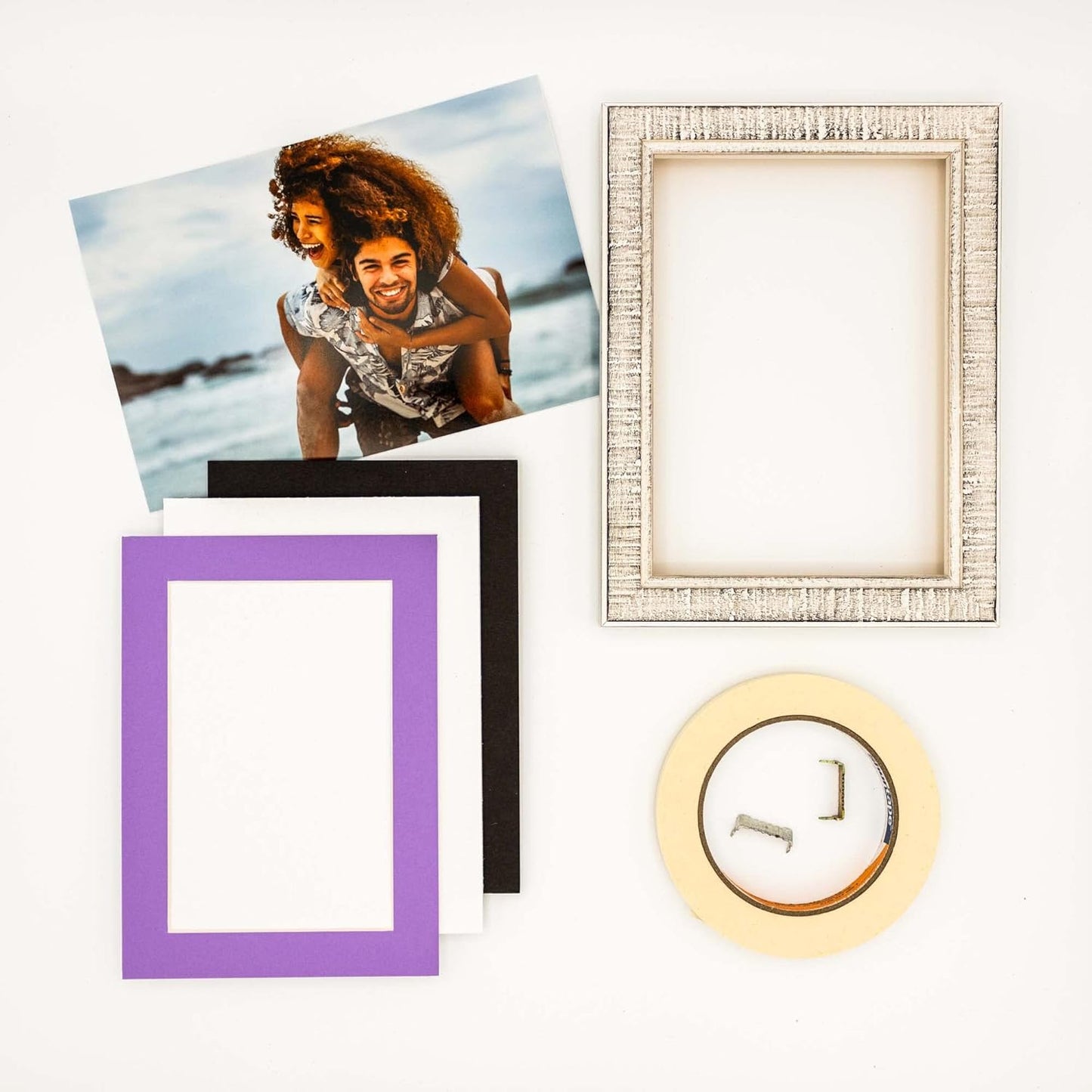 5x7 Mat for 8.5x11 Frame - Precut Mat Board Acid-Free Light Purple 5x7 Photo Matte For a 8.5x11 Picture Frame, Premium Matboard for Family Photos, Show Kits, Art, Picture Framing, Pack of 10 Mats