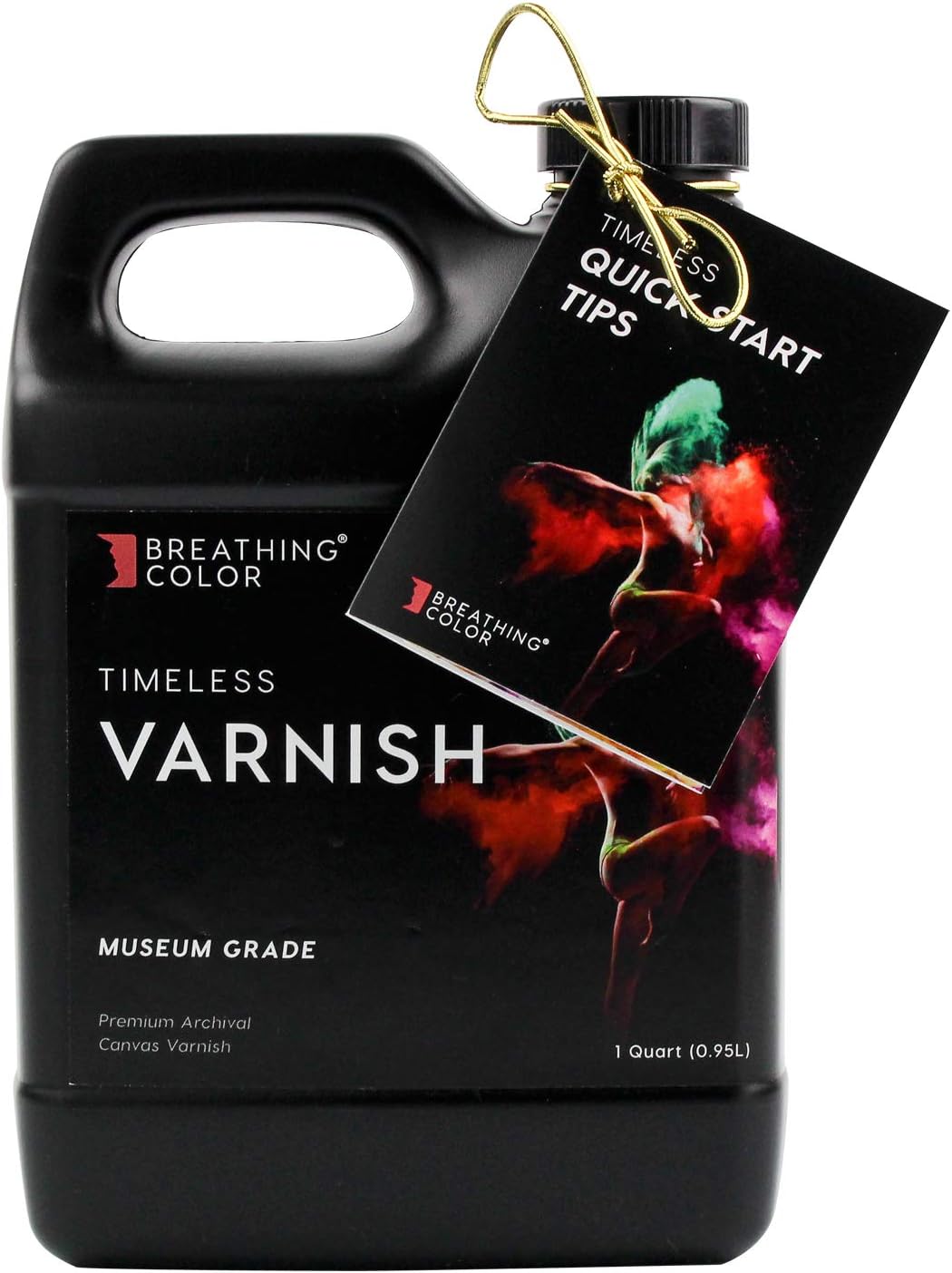 Breathing Color Timeless Archival Print Varnish - 1 Quart, Matte Finish, Professional Quality Canvas Coating, Water Based UV Protection, No Glare Finish, 100+ Years Certified Archival