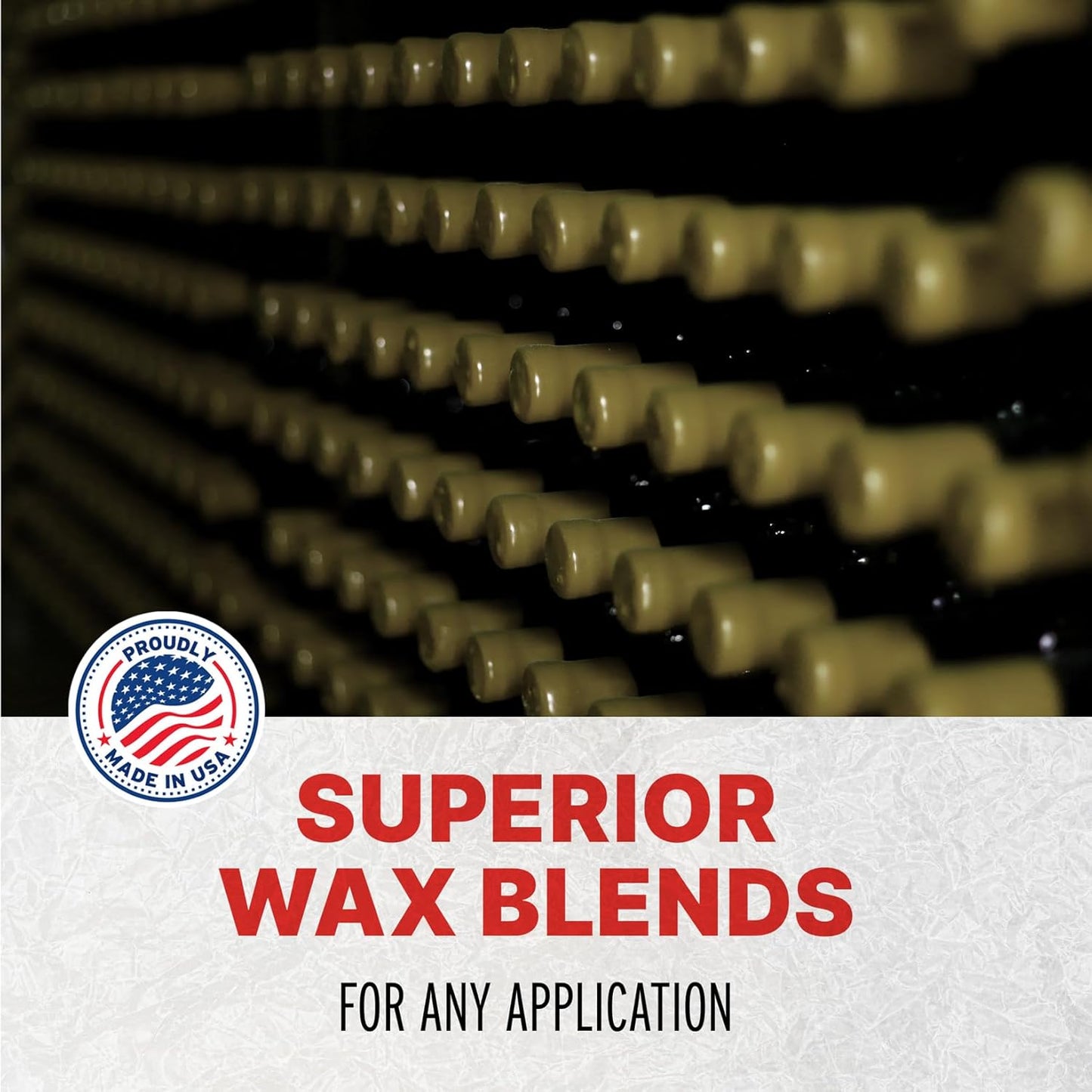 Blended Waxes, Inc. Bottle Sealing Wax, Pastille Wax Seal Beads For Wine, Beer, and Liquor Bottle Sealing, Seals Between 25-30 Bottles, 1 lb, Olive Green
