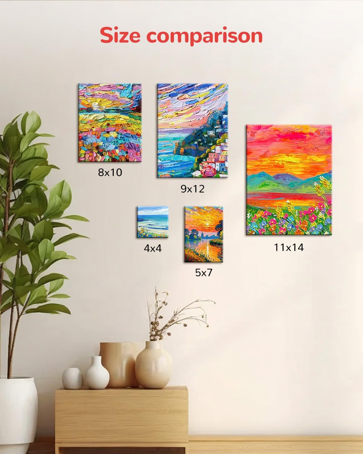 Canvas Boards for Painting 36 Pack, 11x14 Inch Blank Canvas Panels, 100% Cotton Art Supplies for Acrylics Oil Watercolor Tempera Paints