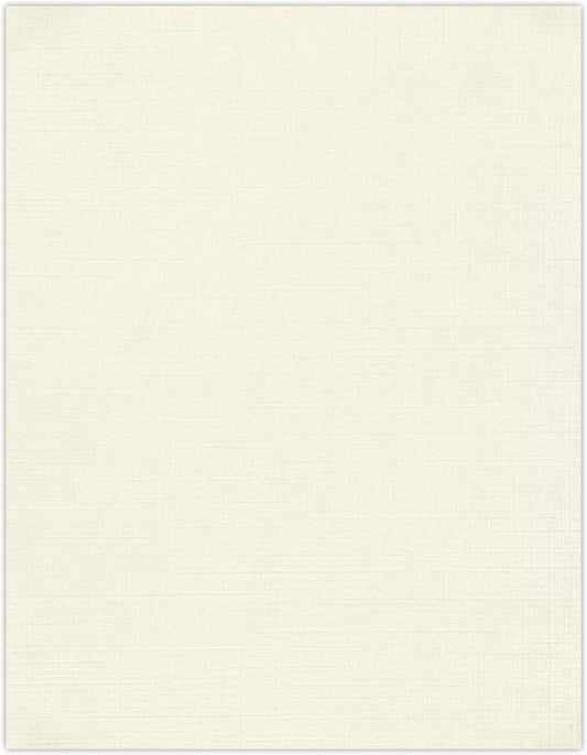 LUXPaper 8.5" x 11" Paper | Letter Size | Natural Linen | 80lb. Text | 250 Qty