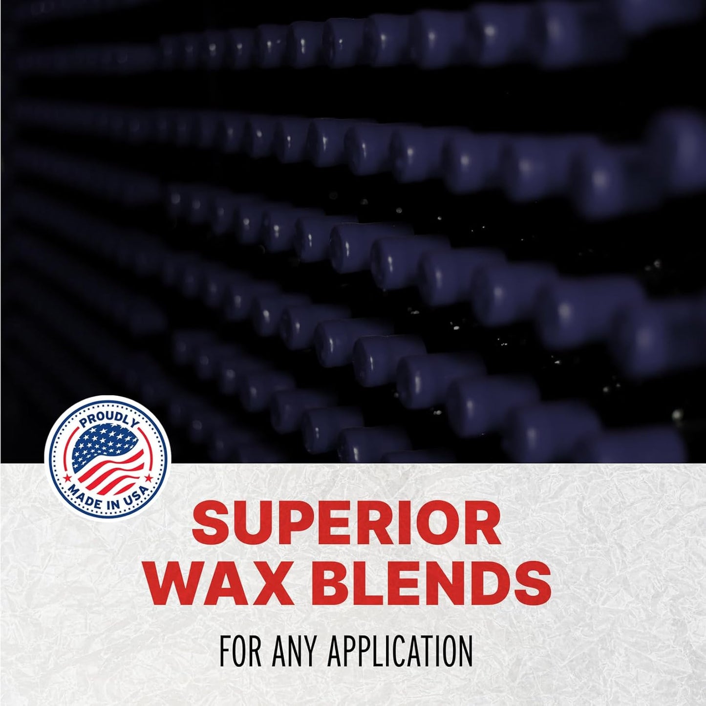 Blended Waxes, Inc. Bottle Sealing Wax, Pastille Wax Seal Beads For Wine, Beer, and Liquor Bottle Sealing, Seals Between 25-30 Bottles, 1 lb, Navy Blue