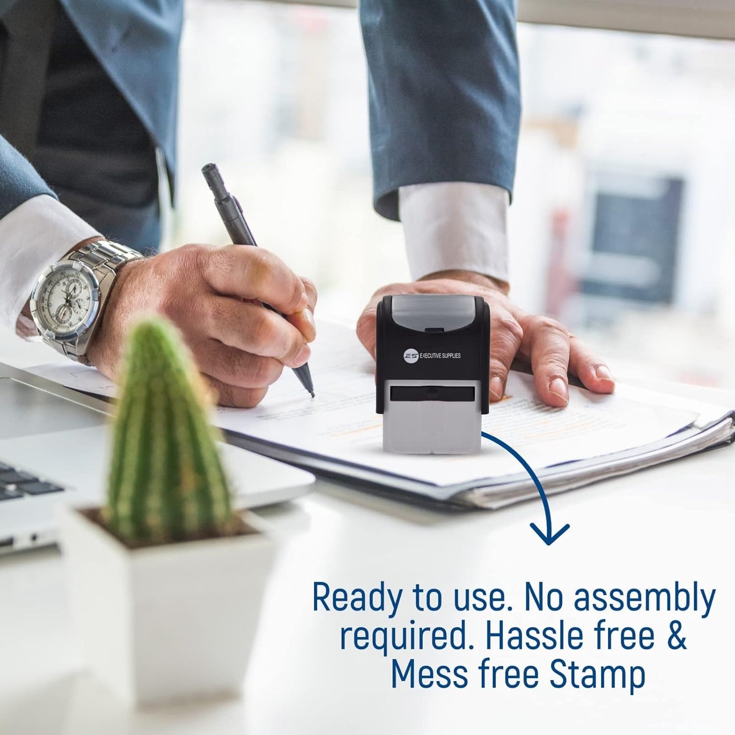 Return to Sender Stamp, Wrong Address Return to Sender Rubber Stamp, self Inking Rubber Stamp -Red Ink-with More Impressions, Designed with Advanced Technology by Executive Supplies