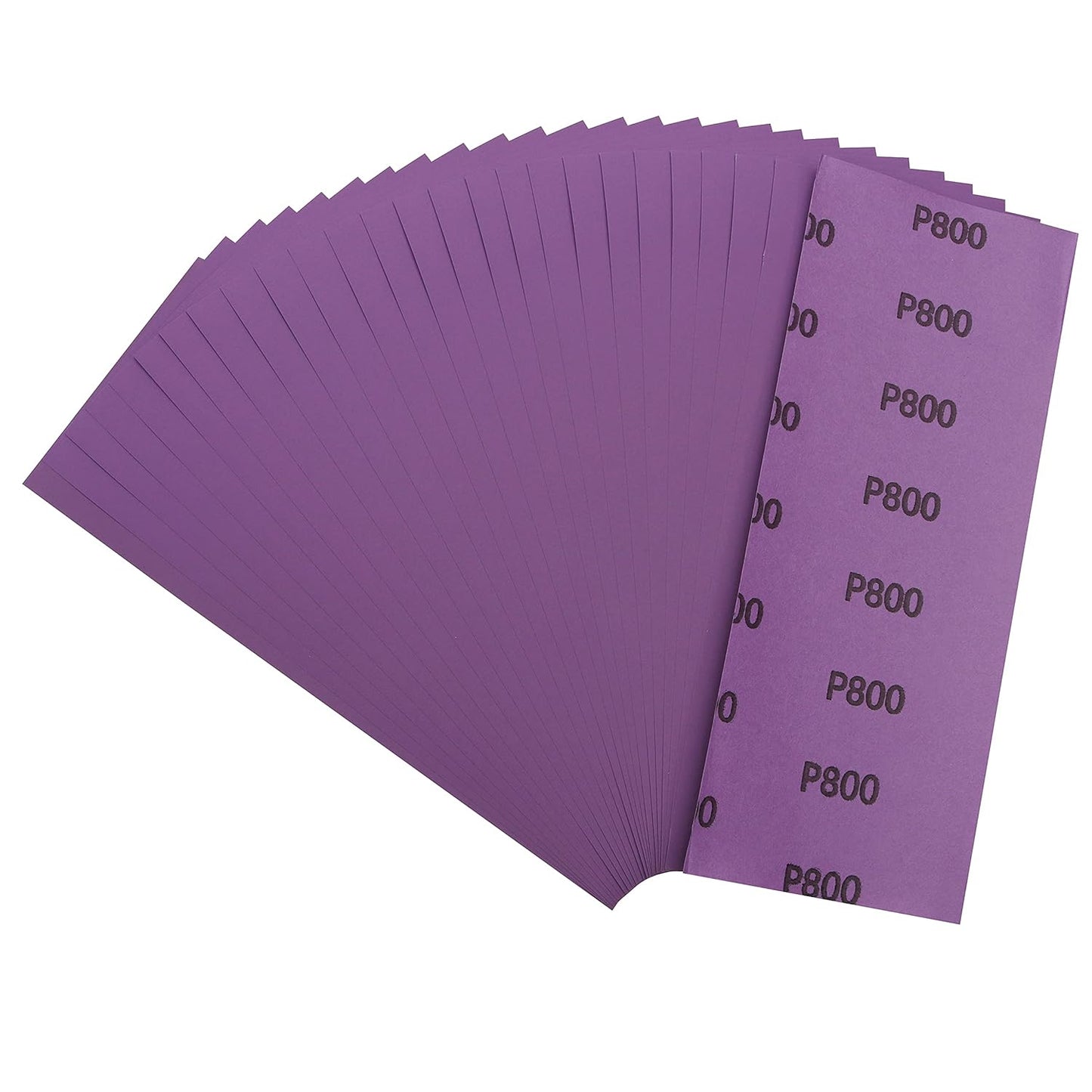Sandpaper 800 Grit,Wet Dry Sanding Sheets,High Performance Ceramic Abrasive Sand Paper for Wood Furniture Finishing,Metal Grinding,Automotive Polishing,9 x 3.6 Inch,25-Pack