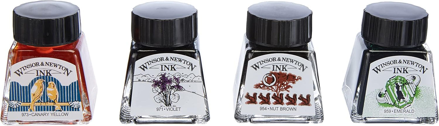 Winsor & Newton Collection Drawing Ink Set, Set of 8, Henry Collection