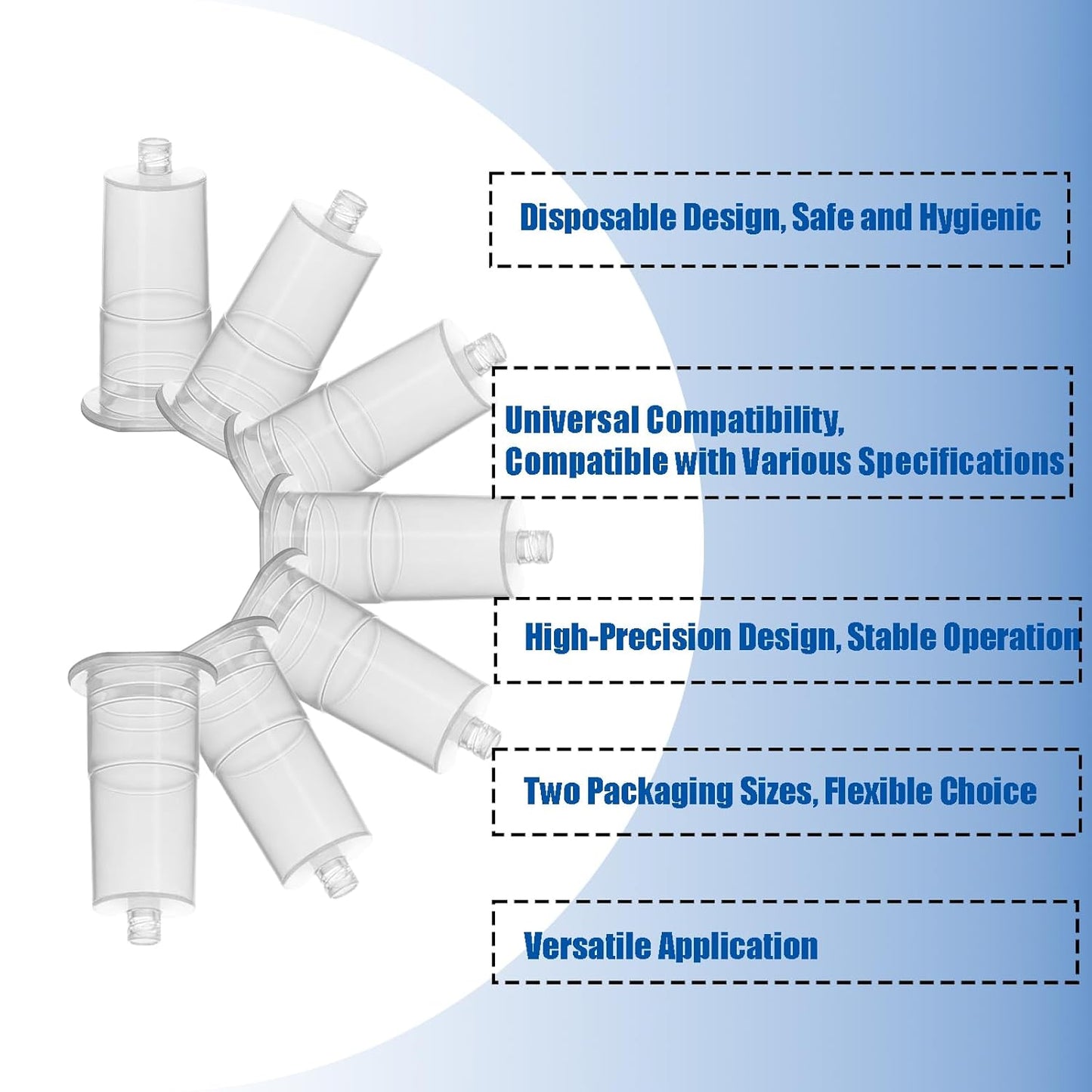 Needle Holders, Universal in Multiple Specifications, Suitable for Laboratories, Students and Nurse Training (100)