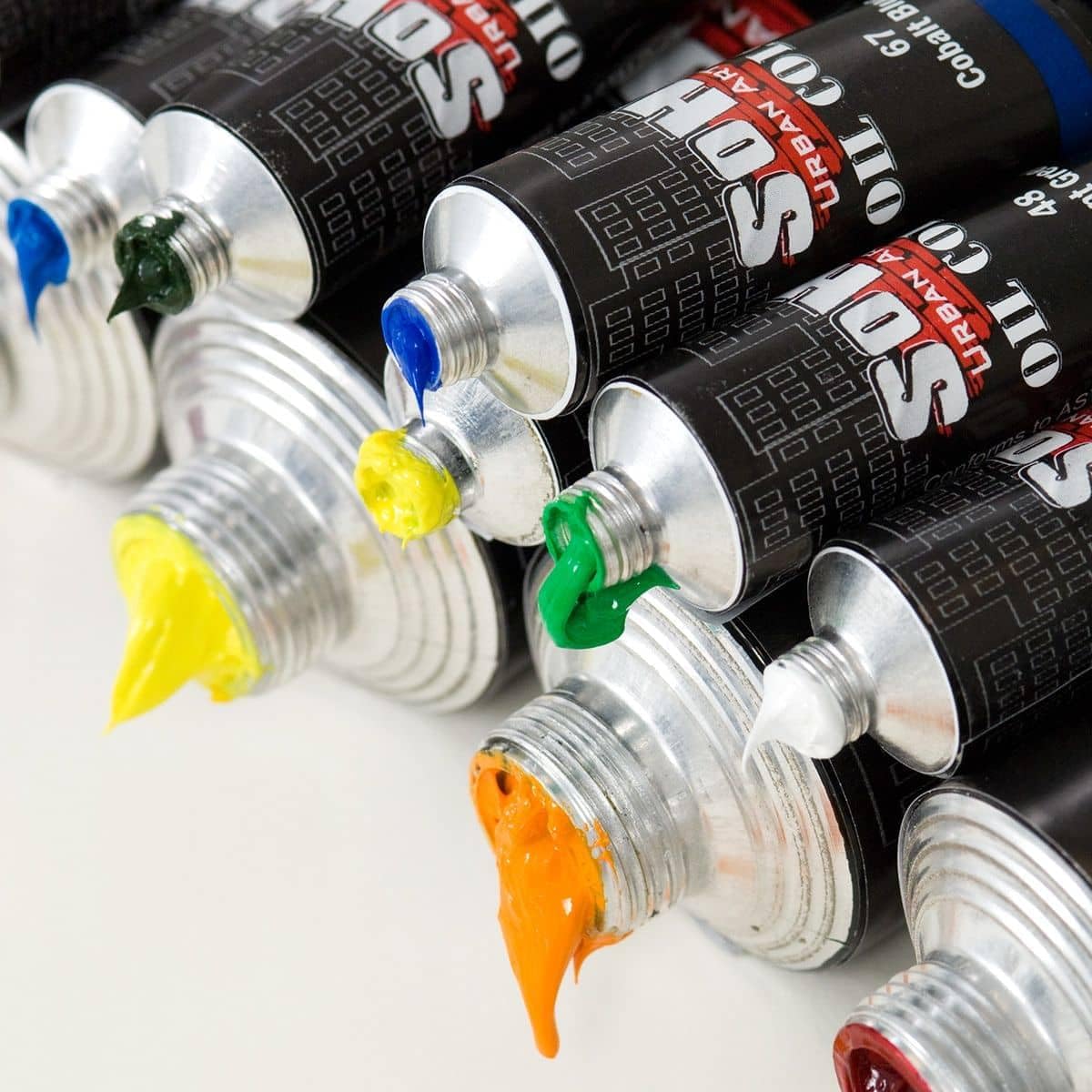 Soho Urban Artist Oil Paint - Naples Yellow Hue, 50 ml Tube - Best Valued Oil Colors for Painting, Excellent Pigment Load
