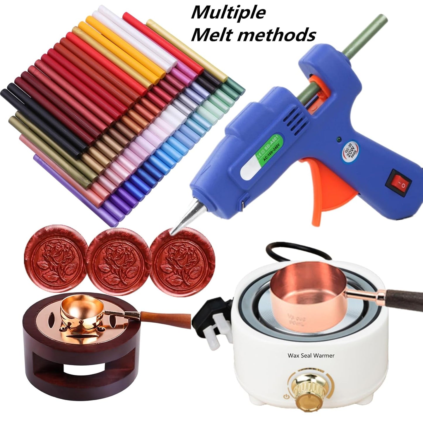Wax Seal Sticks Pearl White, ONWINPOR 20pcs Glue Gun Wax Sealing Sticks for Wax Seal Stamp, Mini Sealing Wax Gun Sticks Suit for 0.28‘’ Glue Gun (Pearl White)