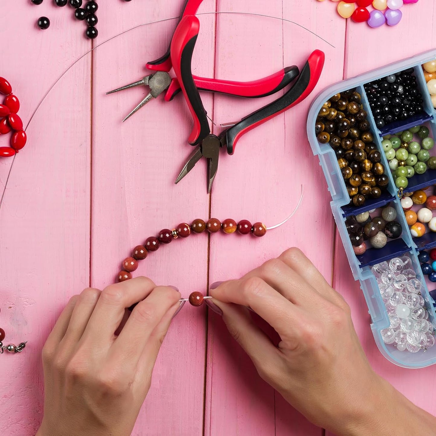 HARFINGTON 20ft Jewelry Wire, 24 Gauge (0.5mm) Brass Craft Soft Metal Tarnish Resistant Copper Beading Wire for Jewelry Making Supplies Crafting, Purple