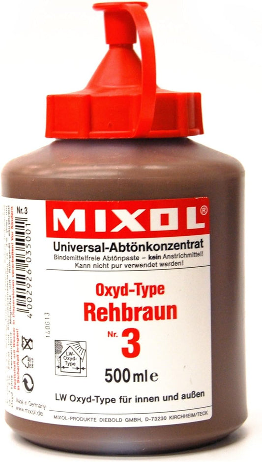 Mixol Universal Tints, Brown, #3, 500ml