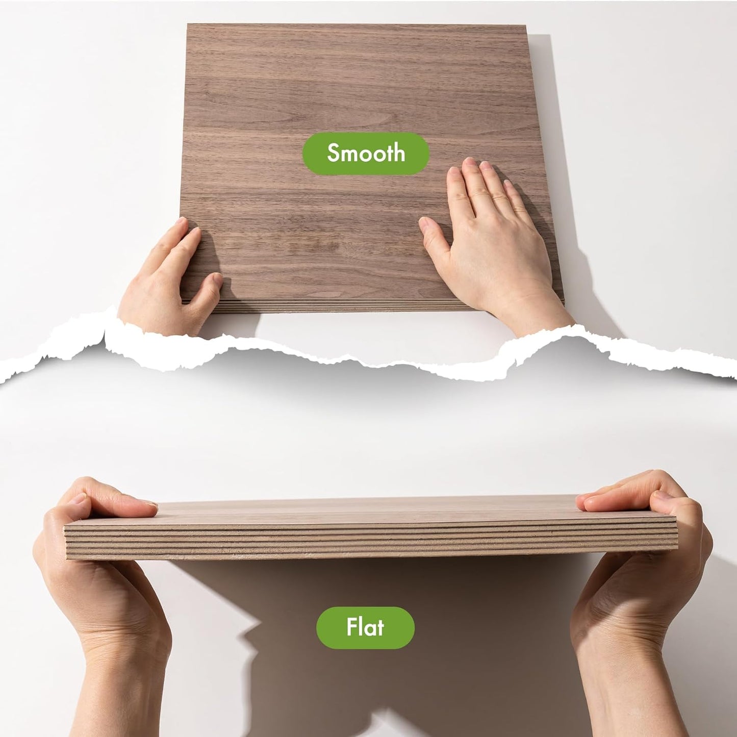 ROBOTIME 3mm Plywood 6 Pcs, 1/8 Maple Plywood for Laser Cutting & Engraving, Thin Maple Boards 12"x12" Wood Sheets