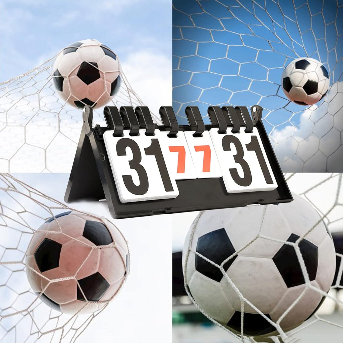 Portable Digital Scoreboard, Ping Pong Score Keeper Scoreboard for Tennis Soccer Football Sports, Sports Supplies Score Board for Games, Best Coaches Gifts Idea for Men, Boys