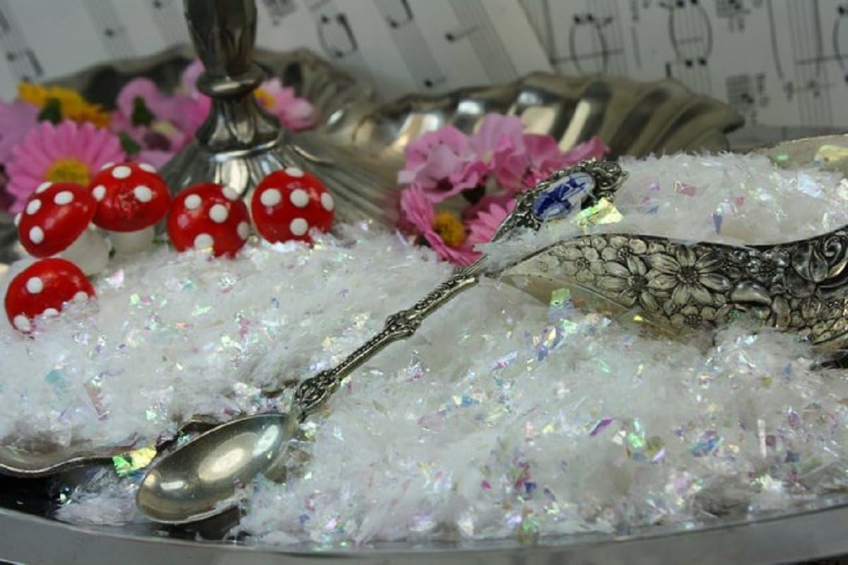 Meyer Imports Flitter Flakes - White - Iridescent - 4 oz - 311-4328