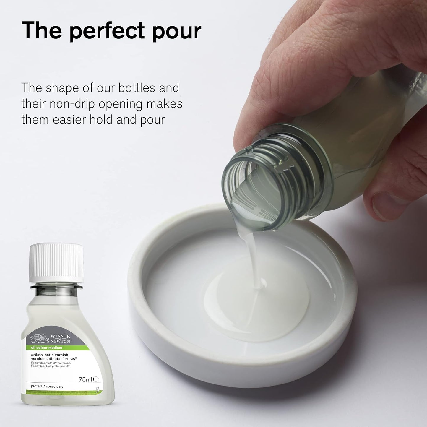 Winsor & Newton Professional Artists' Retouching Varnish, 250ml (8.4oz) Bottle