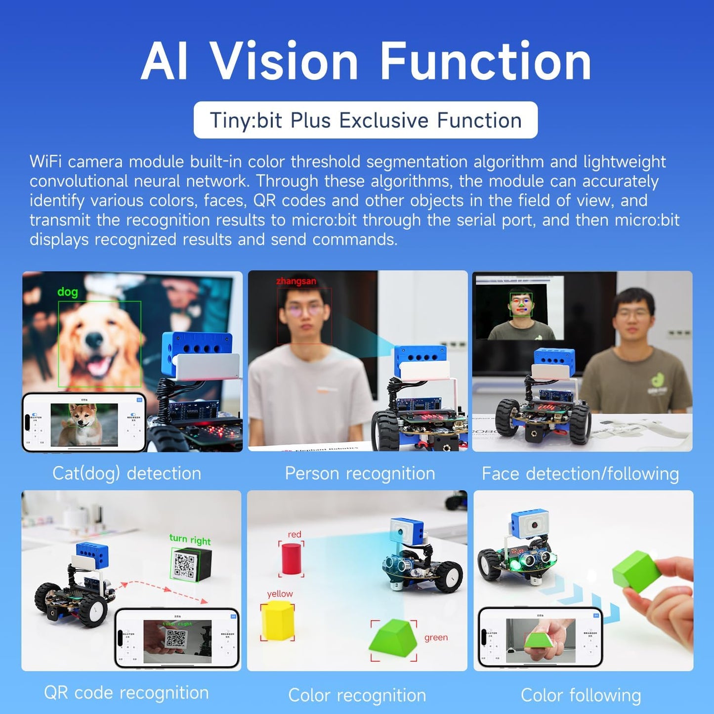Yahboom Microbit Robot Car Remote Control,Esp32 Camera Module,Line Tracking, Ultrasonic,Tracking Sensor,Infrared Receiver,Searchlight,Programming for Kids STEM (Without V2)
