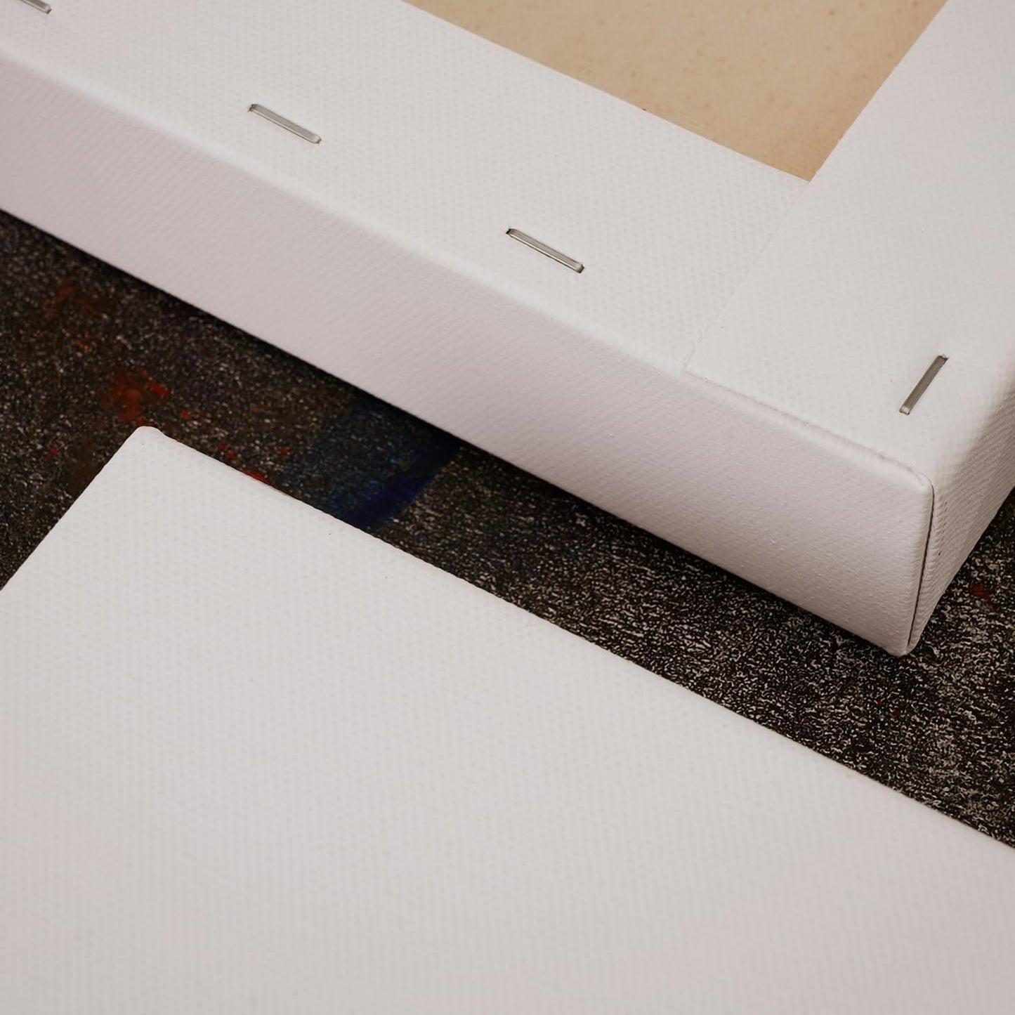 PHOENIX 9x12 Inch 3 Pack Gallery Canvas - 1.5 in Thick Canvases for Painting - Deep Edge 100% Cotton 11 Oz. Gesso Primed White Blank Professional Canvas Oil & Acrylic Paints
