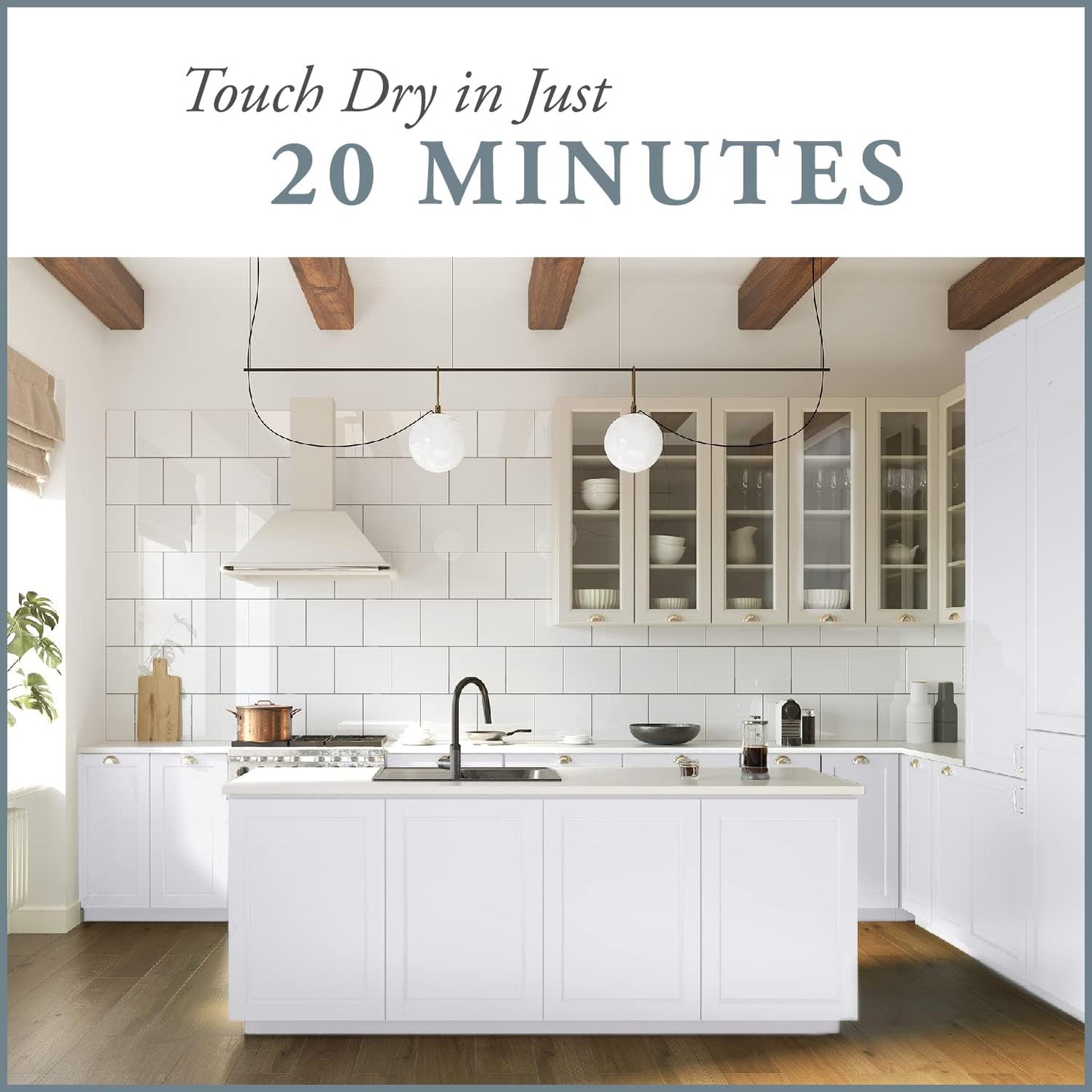 AMY HOWARD AT HOME Chalk-Based One Step Paint for Furniture, Cabinetry, Decor, Finish, and More | No Stripping, Sanding, or Priming | Ultra-Light Base | 16 Ounce | Dearborne