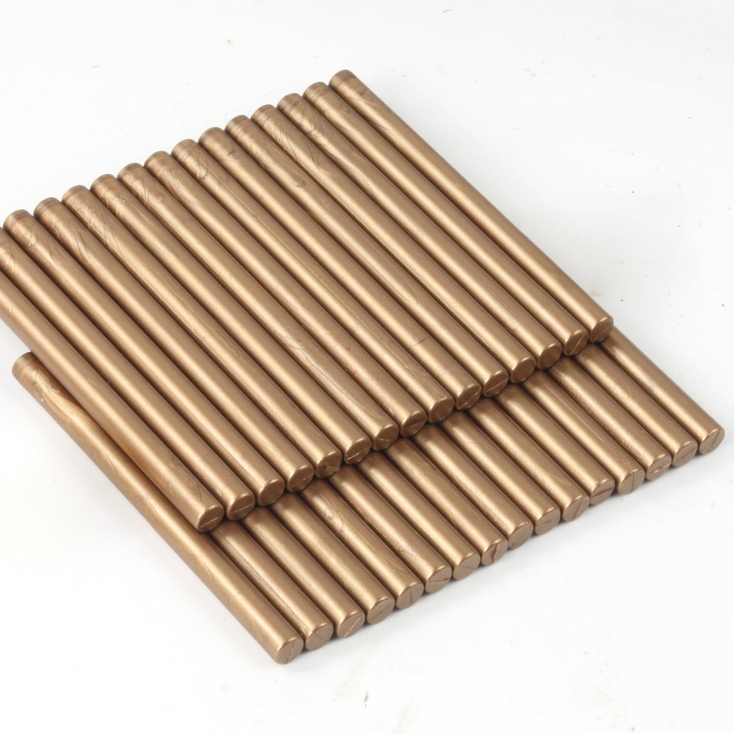 Bronze Wax Seal Sticks, 30pcs Sealing Wax Sticks, HOSEALING Glue Gun Wax Seal Sticks for Wax Seal Stamp, Premium Sealing Wax for Wedding Invitations, Letter, Envelope (Mini Size)