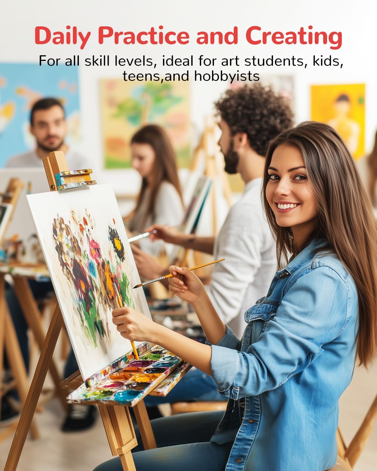 Canvas Boards for Painting 36 Pack, 11x14 Inch Blank Canvas Panels, 100% Cotton Art Supplies for Acrylics Oil Watercolor Tempera Paints