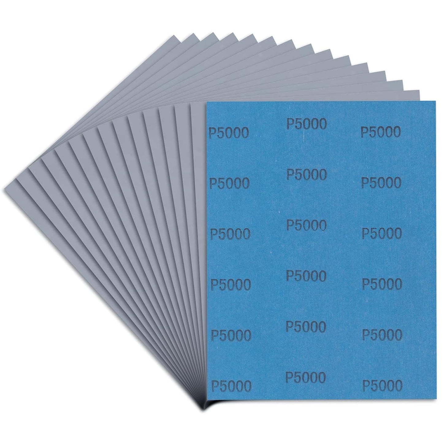 Sandpaper 5000 Grit, Wet Dry Sanding Sheets, High Performance Sand Paper for Wood Furniture Finishing, Metal Grinding, Automotive Polishing, 9 x 11 inches, 15-Sheets