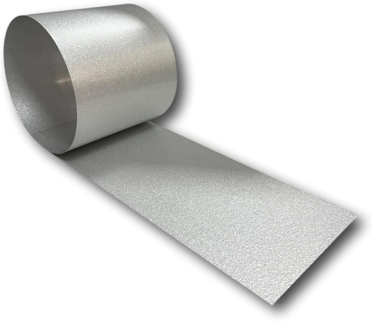 Eagle 1-24 Gauge KYNAR 500 Sheet Metal Flashing Rolls-10 FT Long-Heavy Duty-Commercial Grade-Roofing Flashing, Fascia Cover, Coping Cap-Multiple Sizes (36" x 10 FT, Galvalume Plus)