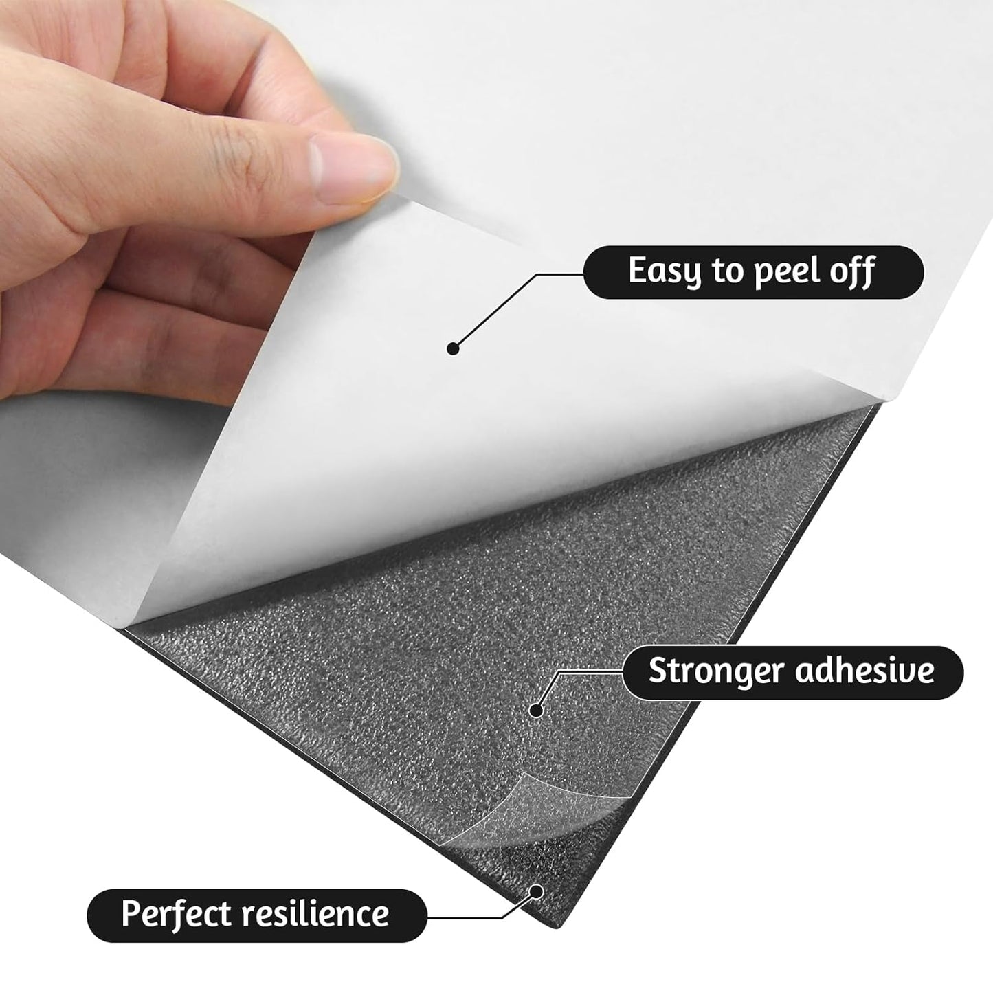 Adhesive Foam Roll Neoprene Sponge Foam Sheet Roll Closed Cell Insulation Closed Cell Foam Sheet Soundproof Foam Padding (Black, 12x59x1/4 Inches)