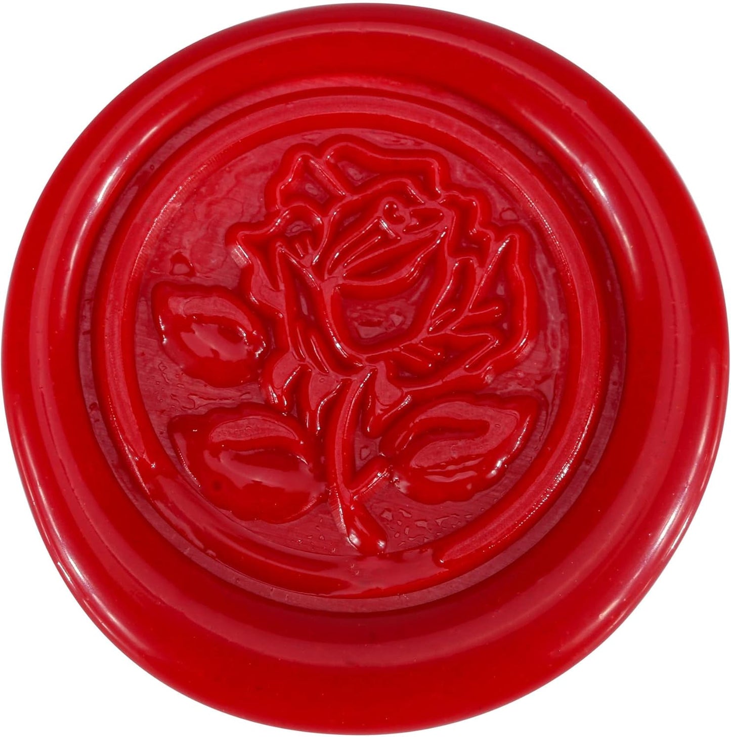 Yoption 5Pcs Sealing Wax Sticks, Vintage Totem Fire Manuscript Bright Red Wax Seal Sticks with Wicks, Sealing Wax for Wax Seal Stamp