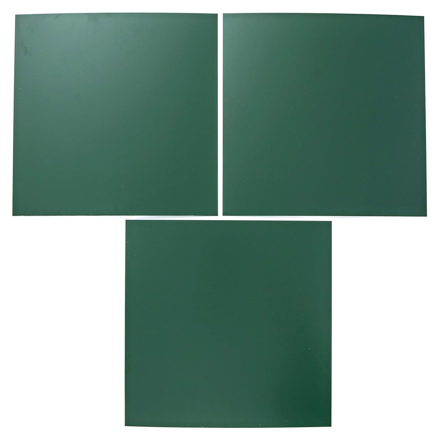 EAGLE 1: 12" x 12" 26 Gauge Sheet Metal Squares (3 Pack Per Order, Multiple Colors) Great for Arts, Crafts, DIY Home or Work Projects (12" X 12", Green)