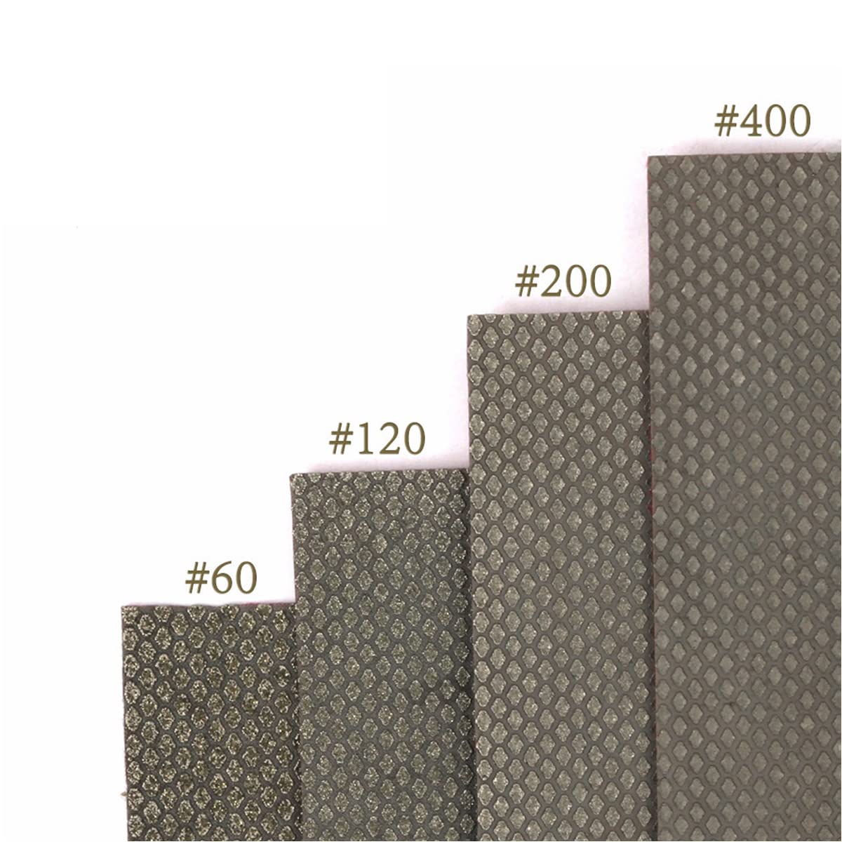Diamond Sandpaper Electroplated Polishing Sheet Abrasive Sanding Paper Grit 60 120 200 400 Replacement Abrasive