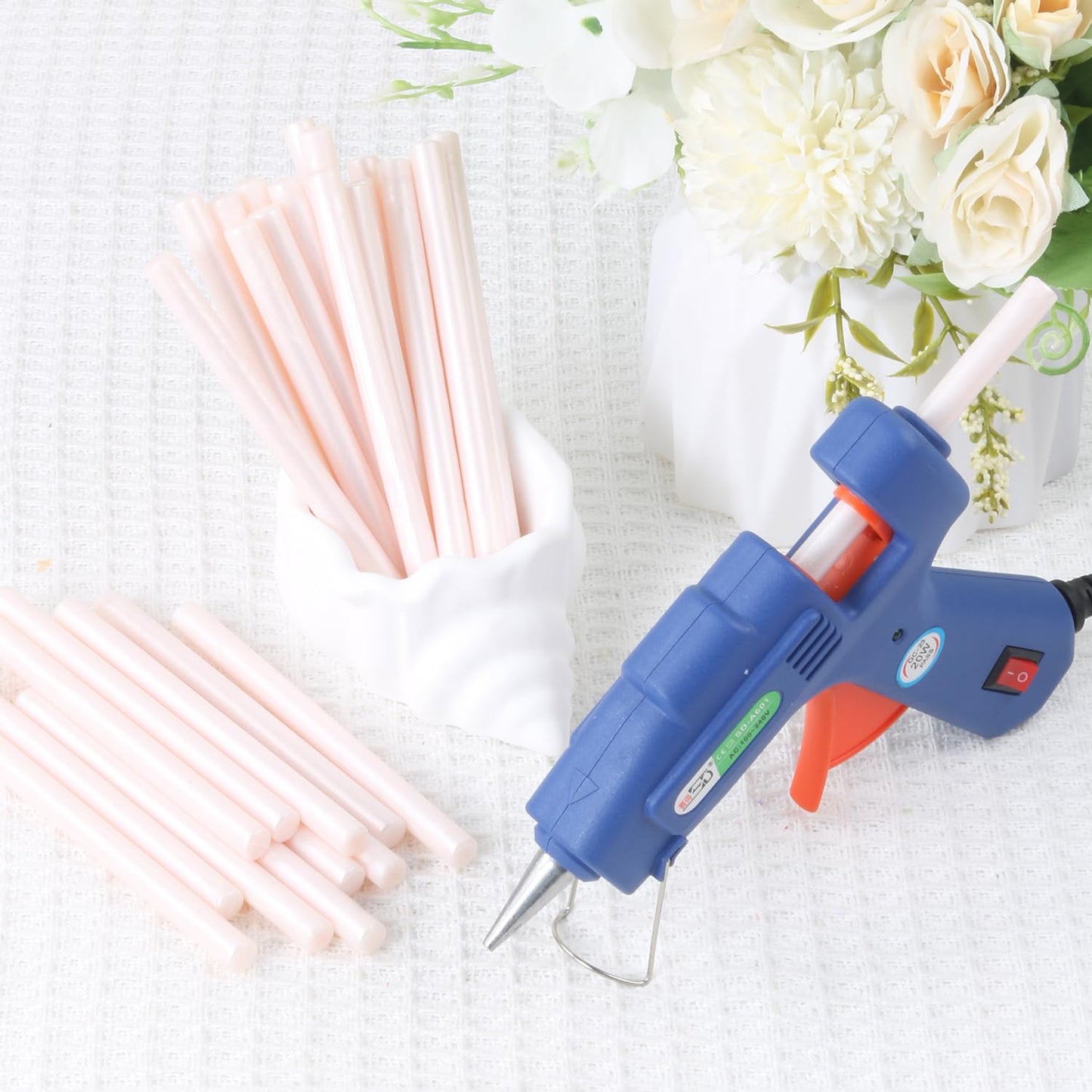 Light Pink Wax Seal Sticks, 30pcs Sealing Wax Sticks, HOSEALING Glue Gun Wax Seal Sticks for Wax Seal Stamp, Premium Sealing Wax for Wedding Invitations, Letter, Envelope (Mini Size)