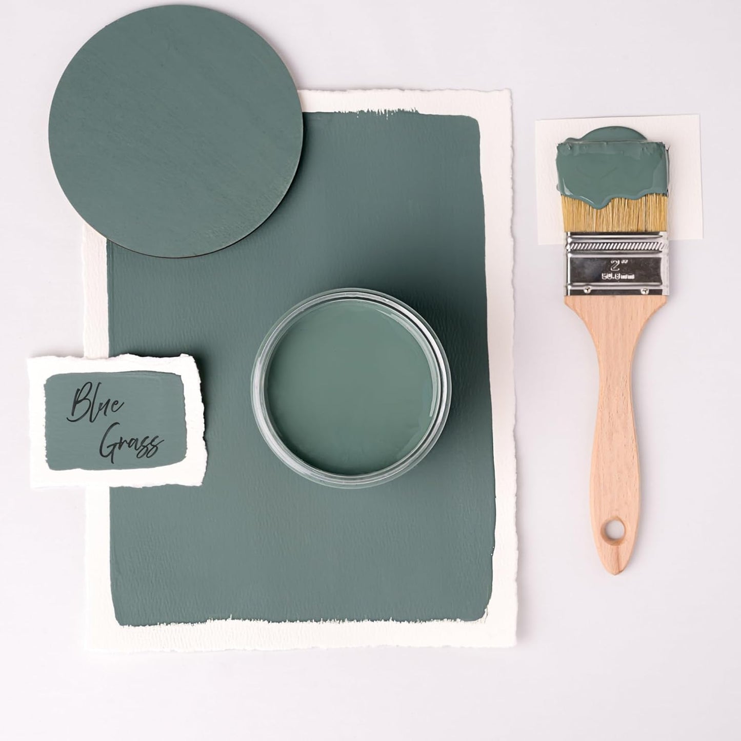 Dixie Belle Paint Company Chalk Finish Furniture Paint – Blue Grass (8oz) – Matte Chic Chalk Mineral DIY Furniture Paint