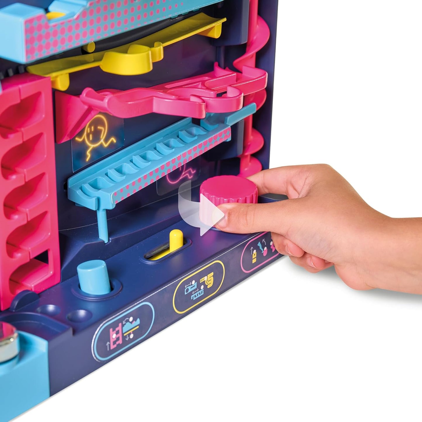 Screwball Scramble Level Up Kids Board Game- Timed Marble Run Obstacle Course Kids Games - Holiday Toys and Christmas Games - Toddler Ages 5 Years and Up