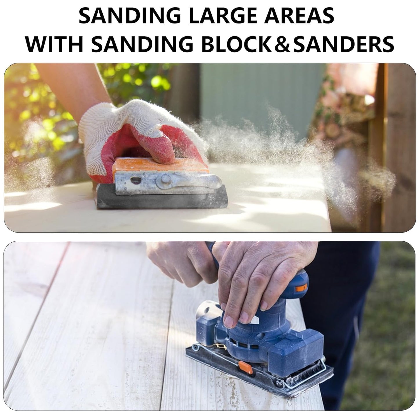 Sandpaper Assortment 80-5000 Grit, 51 Sheets, 9 x 3.6 Inch Wet Dry Sand Paper, Hand Sanding Sheets for Wood Metal Automotive Sanding and Polishing