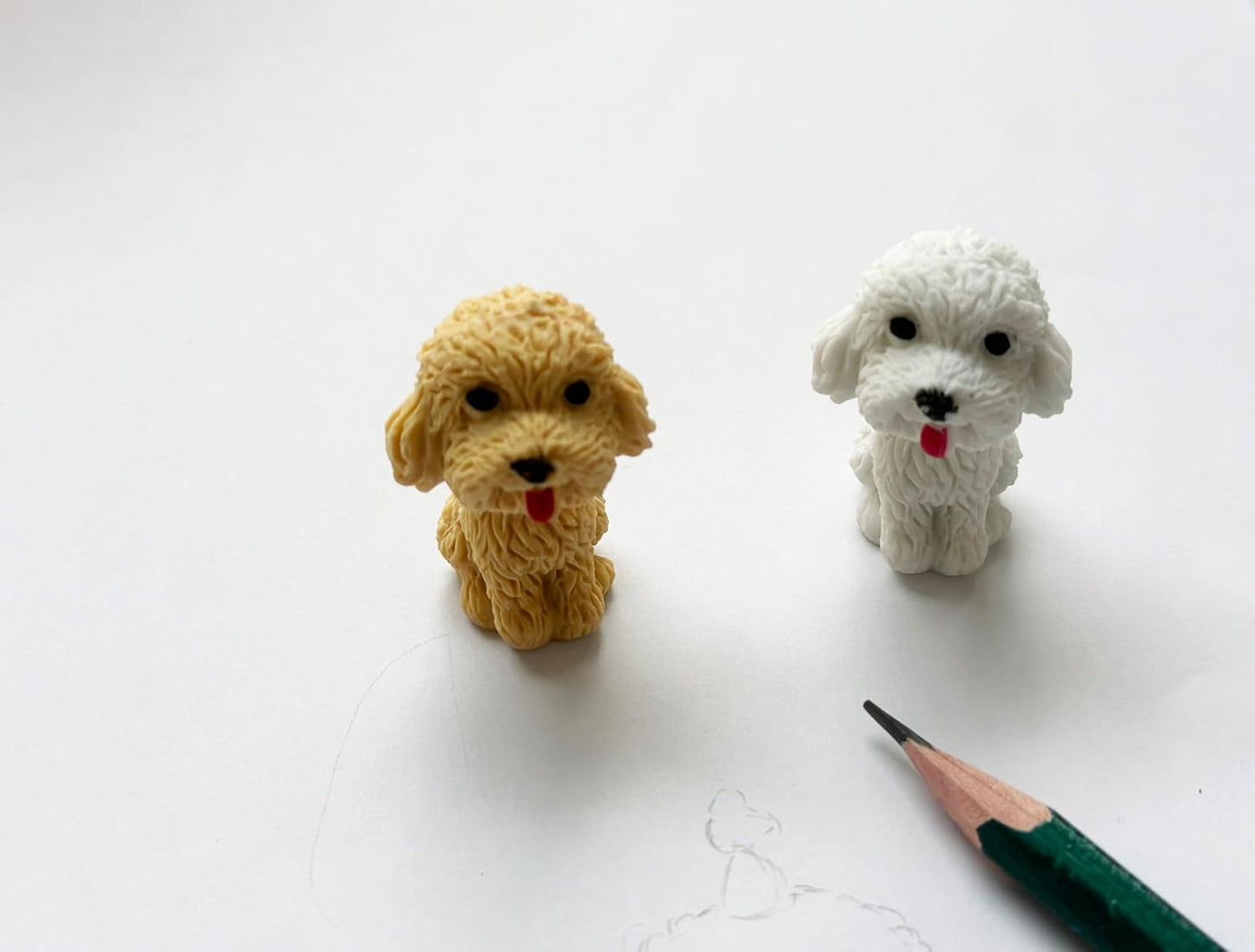 36 Pcs Pencil Eraser Set, 3D Cute Erasers for Kids, Children's Gifts, Party Favor, Classroom School Rewards (Dog)