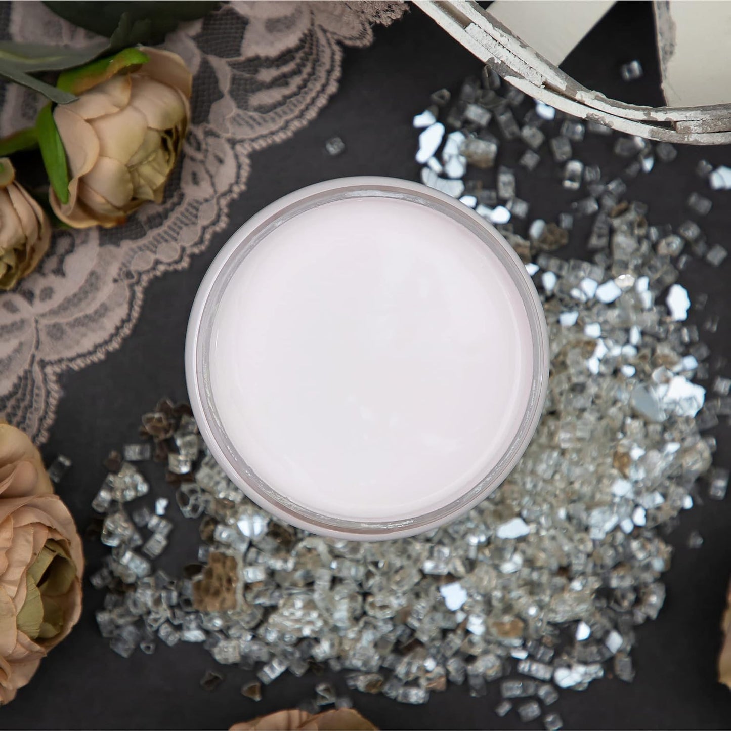 Dixie Belle Paint Company Chalk Finish Furniture Paint - Pink Champagne (32oz) - Matte Pale Pink Chic Chalk Mineral DIY Furniture Paint