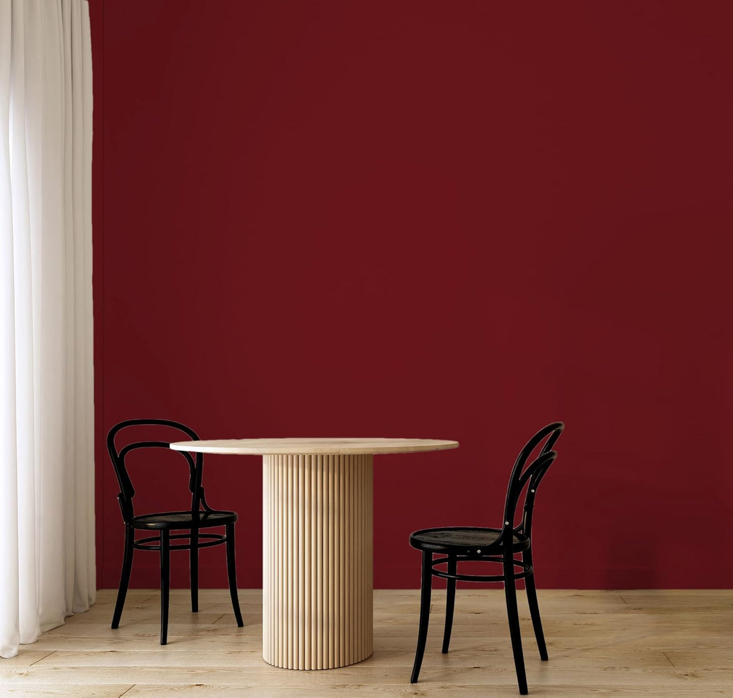 EVOLVE Paint & Primer: Environment-friendly, Low Sheen with One-coat Coverage for Interior & Exterior surfaces (Burgundy, 1-Gallon)