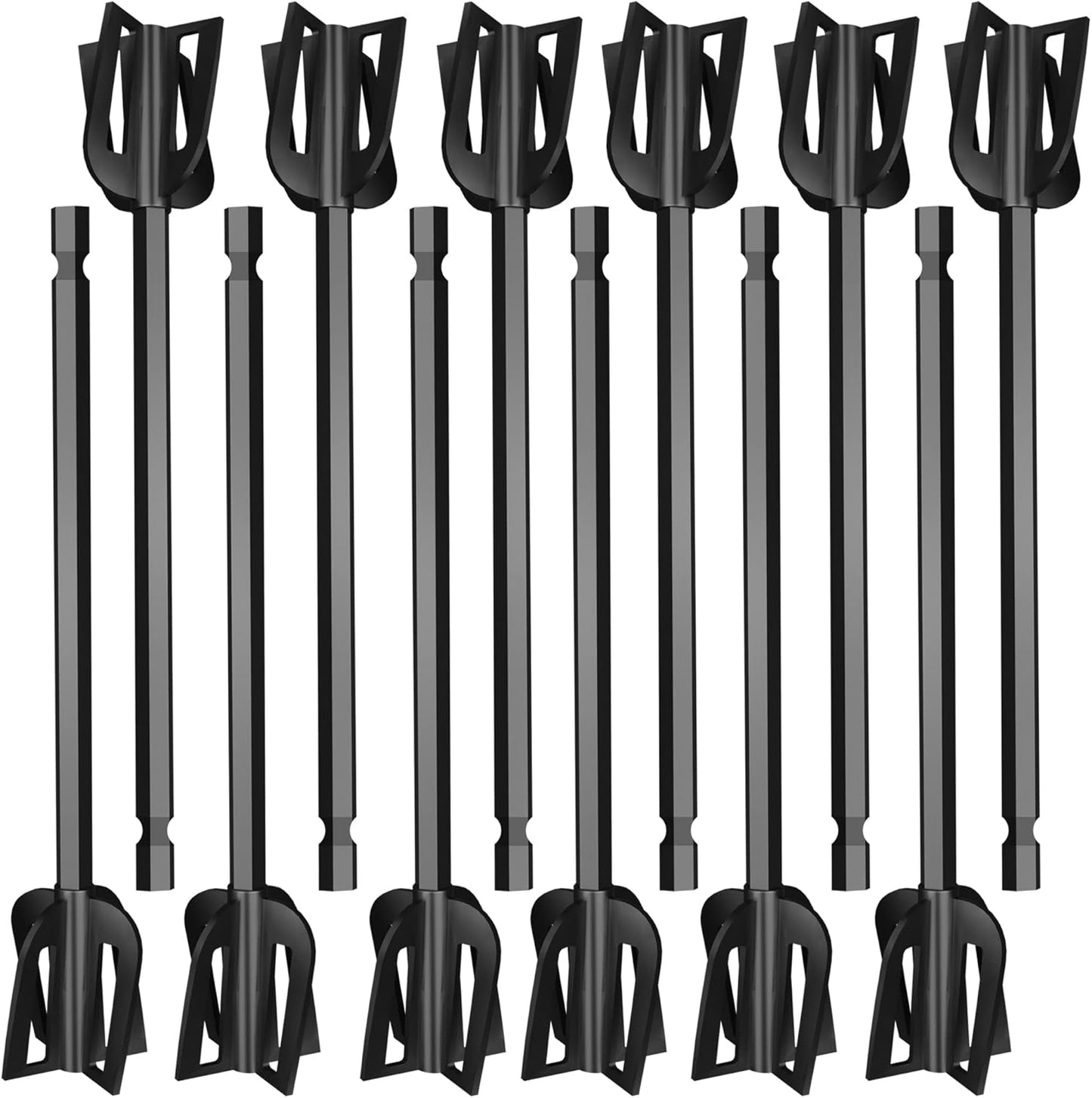 Resin Mixer Epoxy Mixer Paddles - 12 Plastic Pixiss Multipurpose Bidirectional Paint Stirrer for Drill Epoxy & Paint Mixer Drill Attachment - Paint Stirrers Epoxy Stirrer - Paint Mixer for Drill