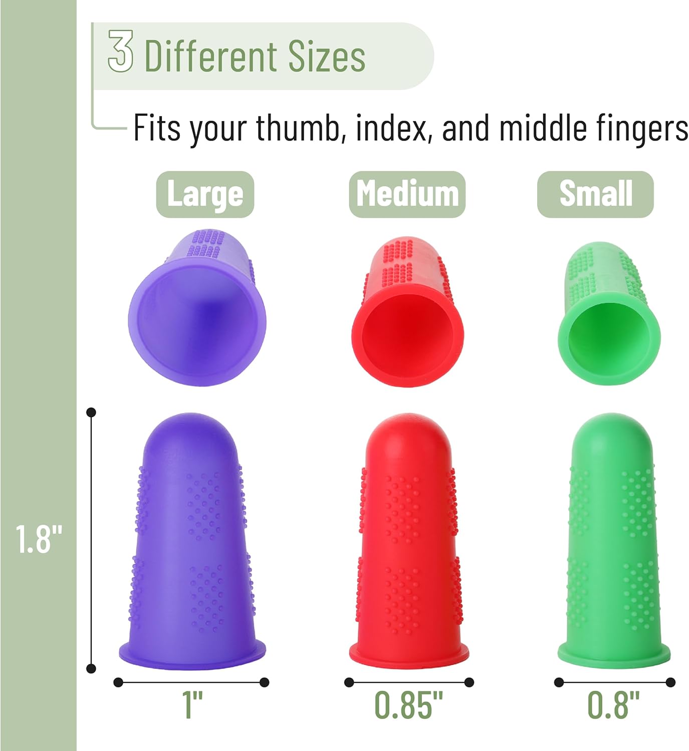 Mr. Pen Hot Glue Gun Silicone Finger Protectors, 24 pcs, Pastel Colors Finger Tips and Grip